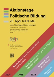 Aktionstage Politische Bildung #atpb25 - Plakat